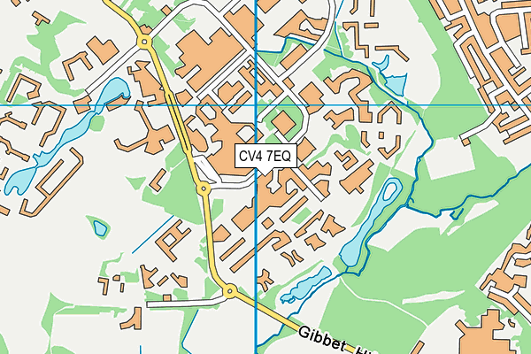 CV4 7EQ map - OS VectorMap District (Ordnance Survey)