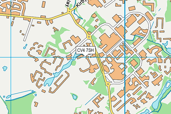 CV4 7SH map - OS VectorMap District (Ordnance Survey)