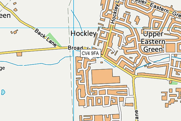 CV4 9FA map - OS VectorMap District (Ordnance Survey)