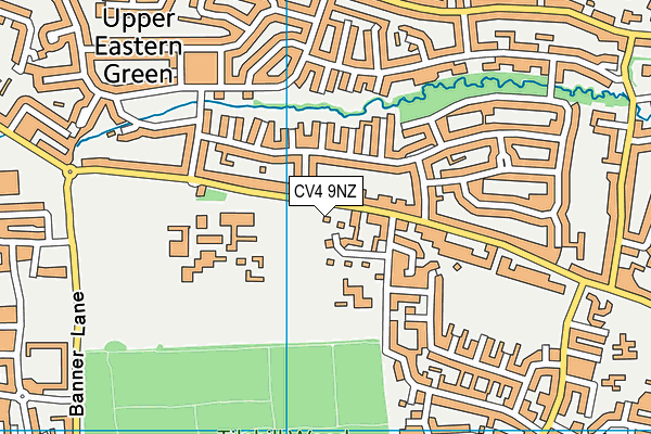 CV4 9NZ map - OS VectorMap District (Ordnance Survey)