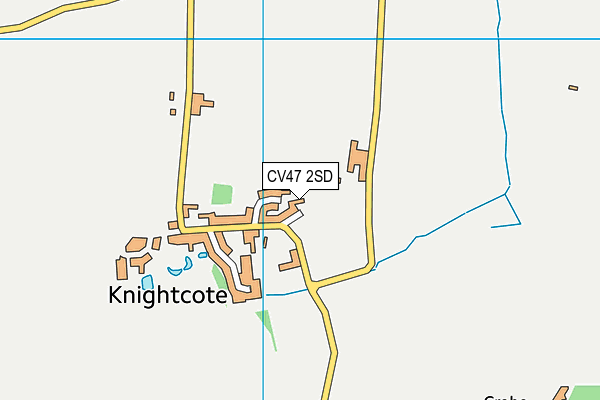 CV47 2SD map - OS VectorMap District (Ordnance Survey)