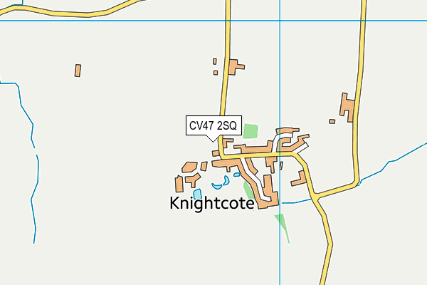CV47 2SQ map - OS VectorMap District (Ordnance Survey)