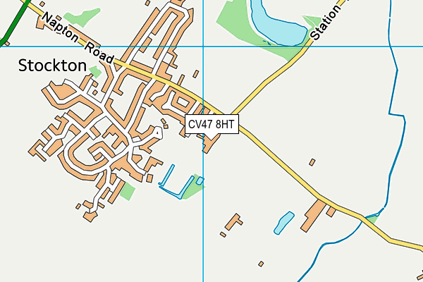 CV47 8HT map - OS VectorMap District (Ordnance Survey)