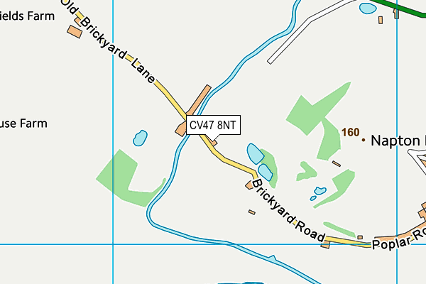 CV47 8NT map - OS VectorMap District (Ordnance Survey)