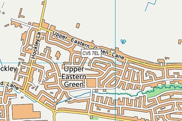 CV5 7EL map - OS VectorMap District (Ordnance Survey)