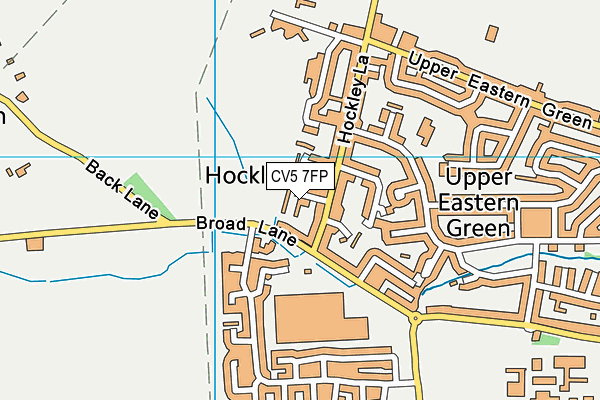 CV5 7FP map - OS VectorMap District (Ordnance Survey)