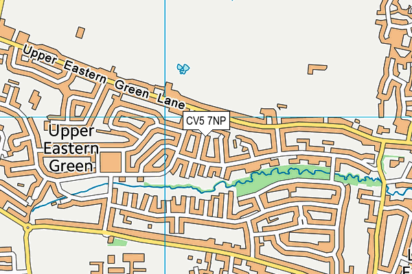CV5 7NP map - OS VectorMap District (Ordnance Survey)