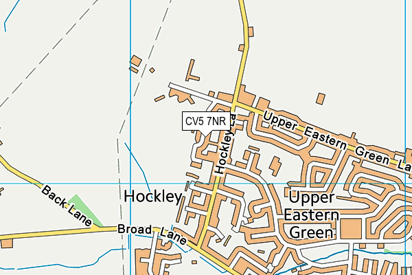 CV5 7NR map - OS VectorMap District (Ordnance Survey)