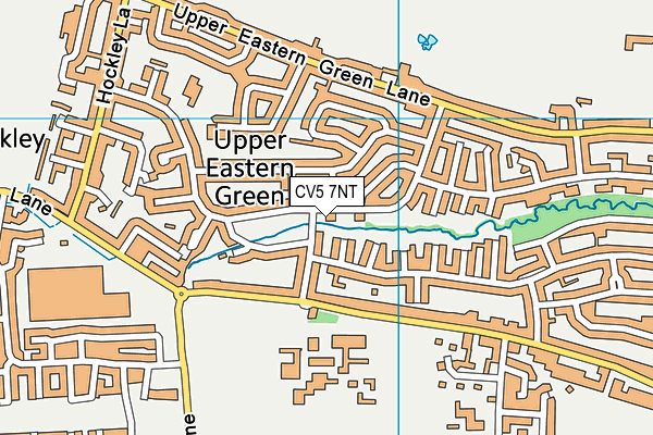 CV5 7NT map - OS VectorMap District (Ordnance Survey)