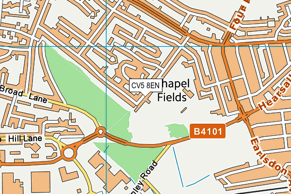 Coventry Cycle Speedway Track map (CV5 8EN) - OS VectorMap District (Ordnance Survey)