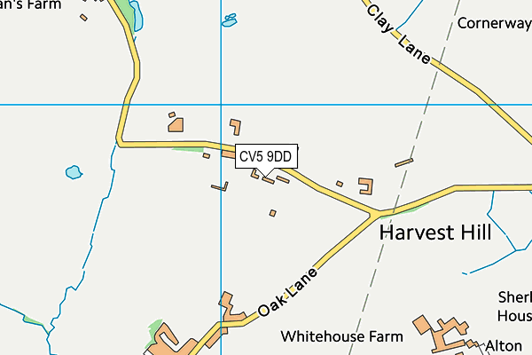 Map of CORLEY SHOOTING GROUND LTD at district scale