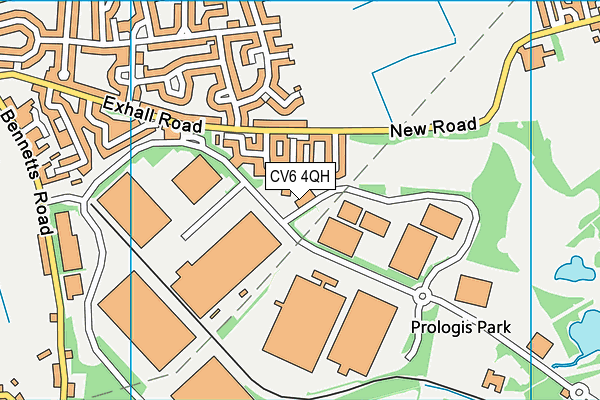 Map of OAK COURT MANAGEMENT COMPANY (COVENTRY) LIMITED at district scale