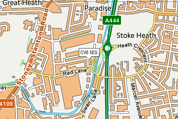 Map of COVENTRY SKYLINE DEVELOPMENTS LTD at district scale