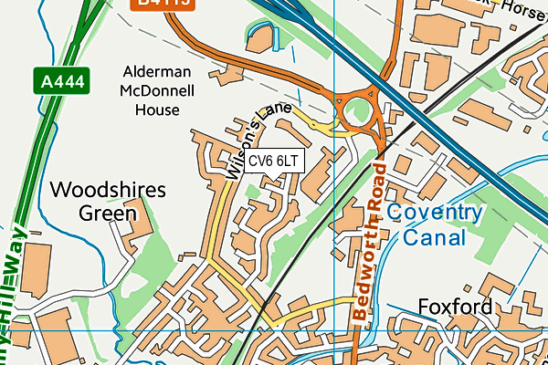 Map of MATHEW HAMBRIDGE (MPH SERVICES) LTD at district scale