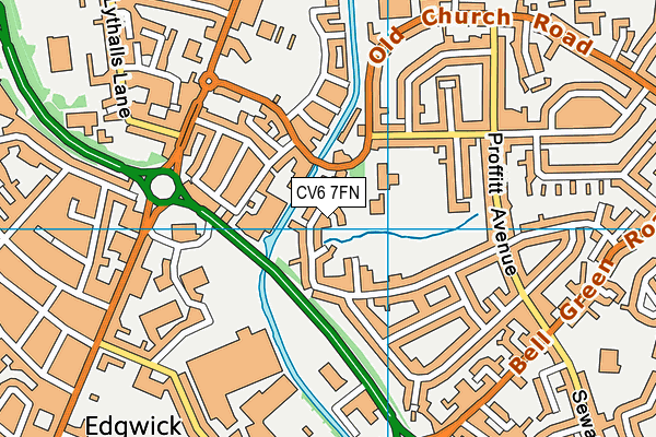 Little Heath Primary School map (CV6 7FN) - OS VectorMap District (Ordnance Survey)