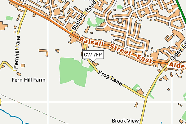Map of FROGMORE GRANGE LIMITED at district scale