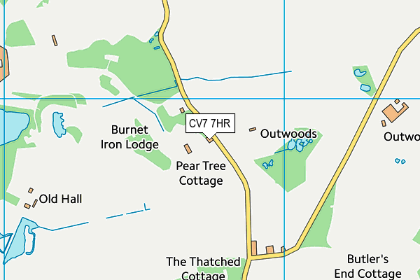 Marriott Leisure & Country Club (Forest Of Arden) map (CV7 7HR) - OS VectorMap District (Ordnance Survey)