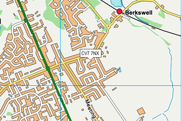 CV7 7NX map - OS VectorMap District (Ordnance Survey)