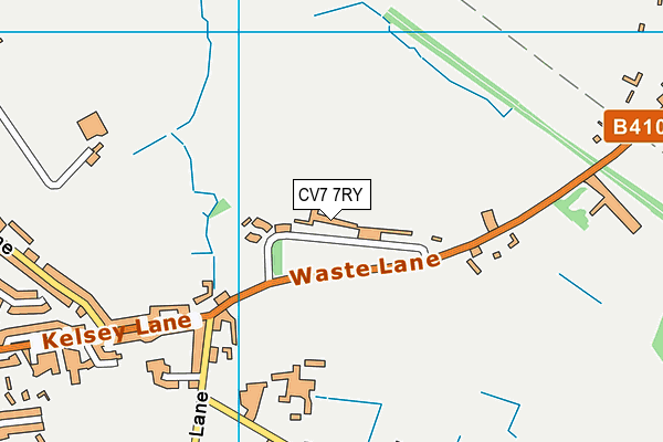 CV7 7RY map - OS VectorMap District (Ordnance Survey)