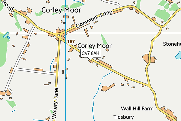 Map of CORLEY MOOR GARAGE LIMITED at district scale
