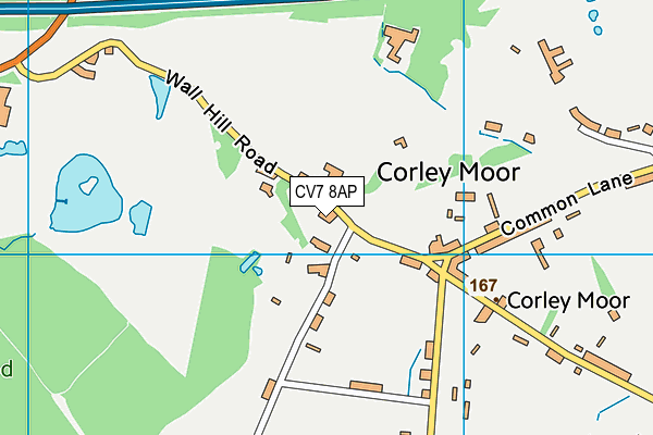 Map of CORLEY MOOR TAVERNS LIMITED at district scale