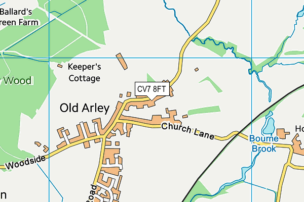 Map of AUSTINS OF OLD ARLEY LTD at district scale