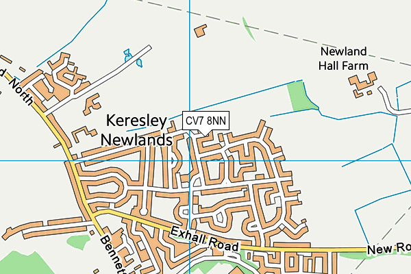 CV7 8NN map - OS VectorMap District (Ordnance Survey)