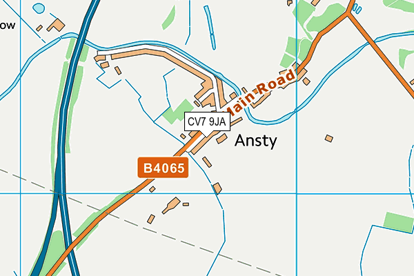 Ansty Park map (CV7 9JA) - OS VectorMap District (Ordnance Survey)