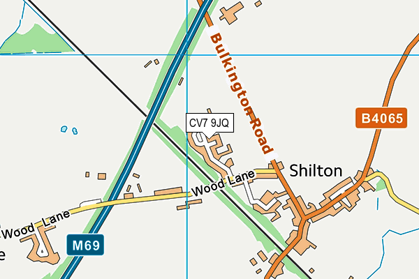 Shilton Playing Field map (CV7 9JQ) - OS VectorMap District (Ordnance Survey)