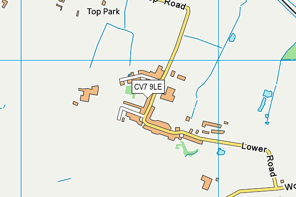Map of THE BARNACLE FIELD COMPANY LTD at district scale