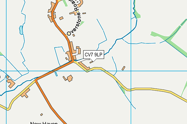 CV7 9LP map - OS VectorMap District (Ordnance Survey)