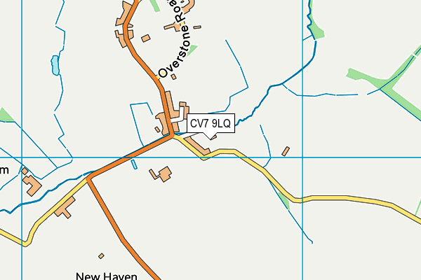 CV7 9LQ map - OS VectorMap District (Ordnance Survey)
