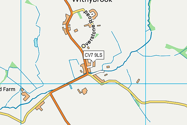 CV7 9LS map - OS VectorMap District (Ordnance Survey)