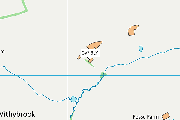 CV7 9LY map - OS VectorMap District (Ordnance Survey)