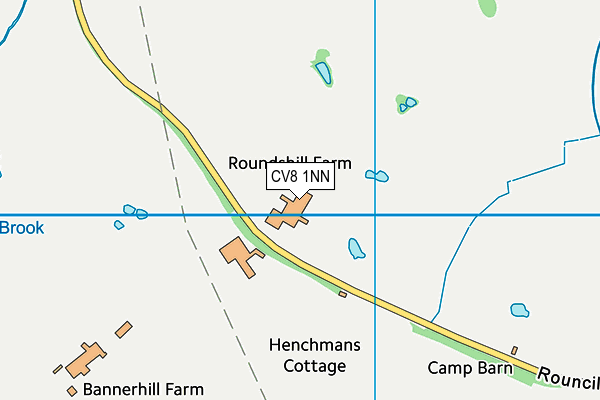 CV8 1NN map - OS VectorMap District (Ordnance Survey)