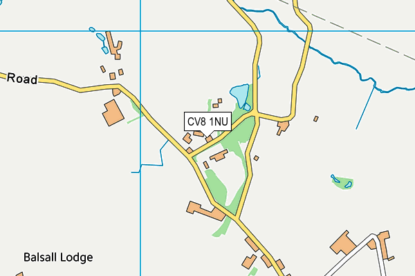 CV8 1NU map - OS VectorMap District (Ordnance Survey)