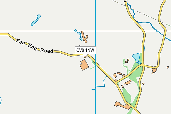 CV8 1NW map - OS VectorMap District (Ordnance Survey)