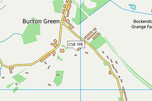 CV8 1PE map - OS VectorMap District (Ordnance Survey)