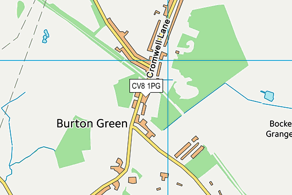 CV8 1PG map - OS VectorMap District (Ordnance Survey)