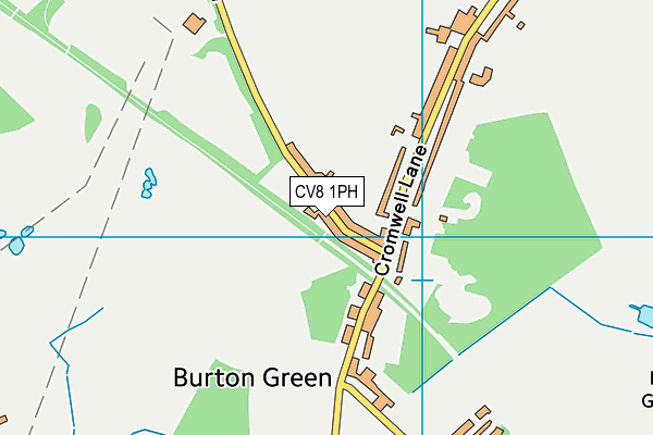 CV8 1PH map - OS VectorMap District (Ordnance Survey)