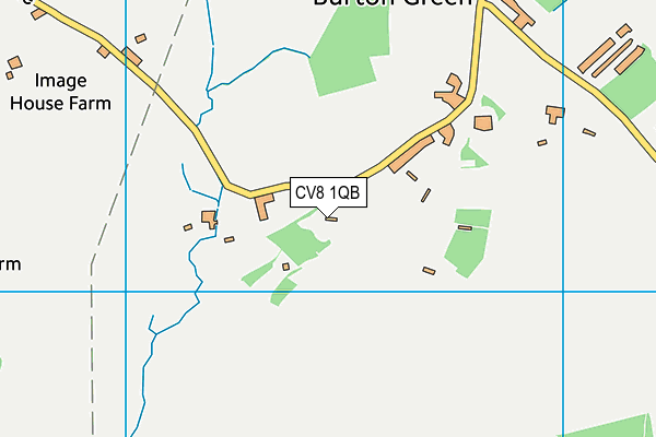 CV8 1QB map - OS VectorMap District (Ordnance Survey)