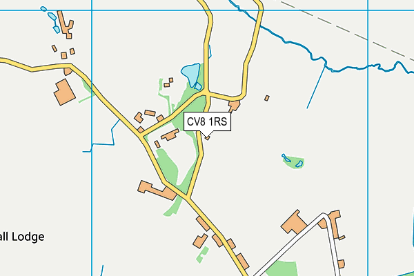 CV8 1RS map - OS VectorMap District (Ordnance Survey)