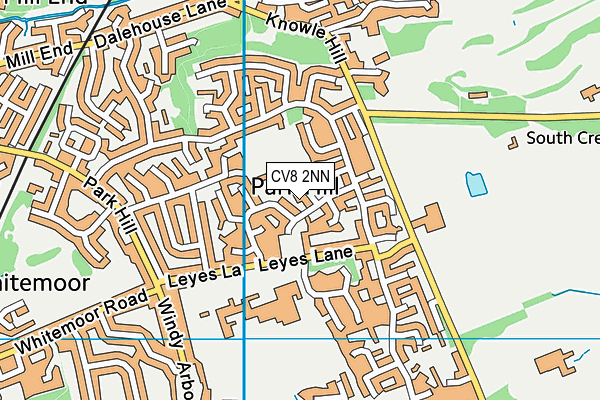CV8 2NN map - OS VectorMap District (Ordnance Survey)