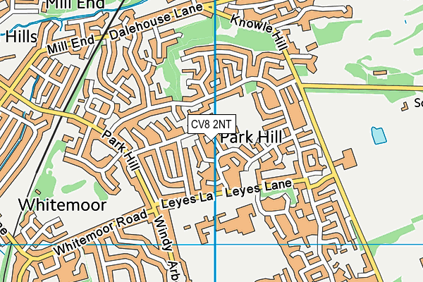 CV8 2NT map - OS VectorMap District (Ordnance Survey)