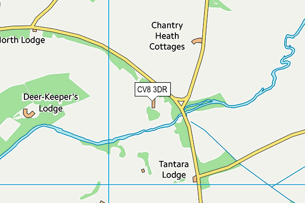Stoneleigh Deer Park Golf Club map (CV8 3DR) - OS VectorMap District (Ordnance Survey)