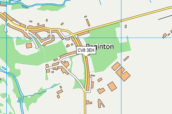 CV8 3EH map - OS VectorMap District (Ordnance Survey)