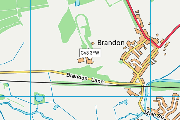 Spa Naturel Fitness (Mercure Brandon Hall Hotel And Spa Warwickshire) map (CV8 3FW) - OS VectorMap District (Ordnance Survey)