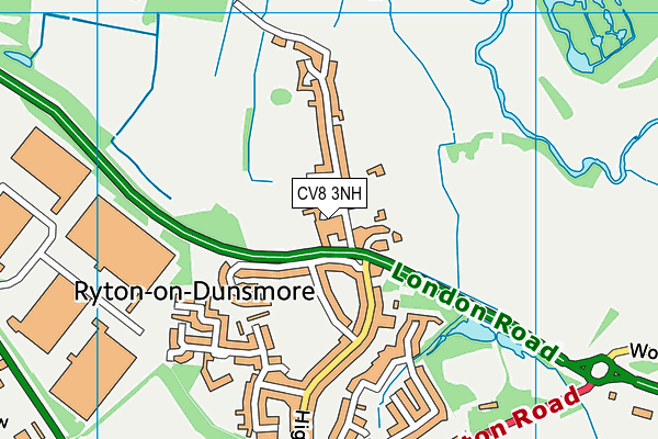 CV8 3NH map - OS VectorMap District (Ordnance Survey)