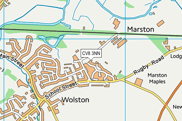 CV8 3NN map - OS VectorMap District (Ordnance Survey)