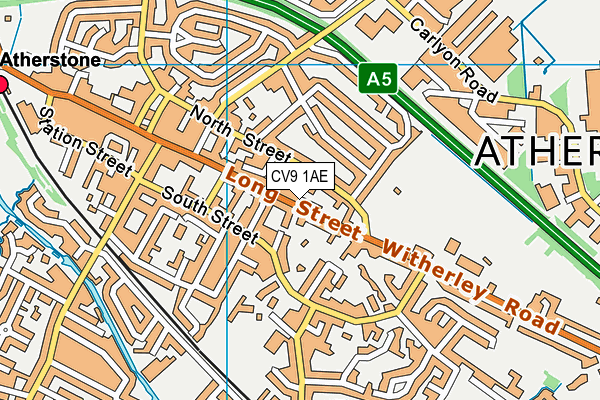 OneSchool Global UK map (CV9 1AE) - OS VectorMap District (Ordnance Survey)